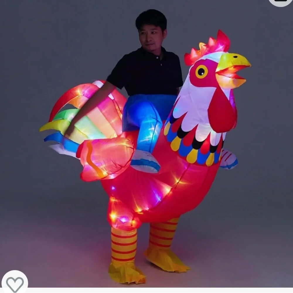 Rooster 🐔 with LED lights - Picture 3 of 5